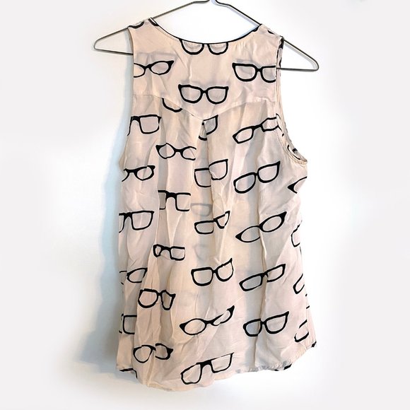 Anthropologie Maeve Glasses Top - Picture 5 of 5